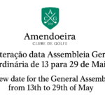 Alteração data Assembleia Geral Ordinária de 13 para 29 de Maio
